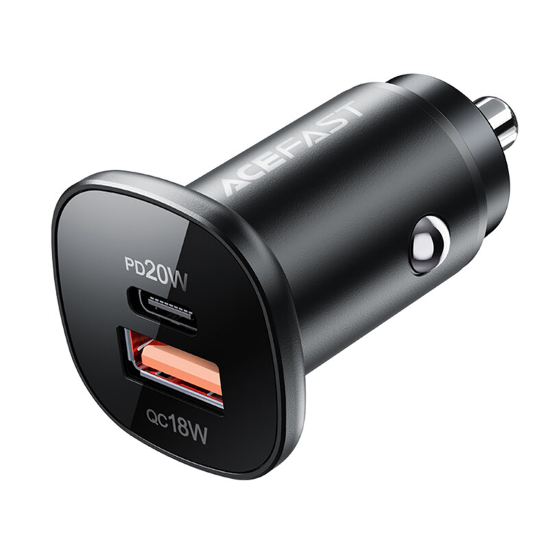 Incarcator auto USB Type-C, Acefast B1, 38W, lumina LED