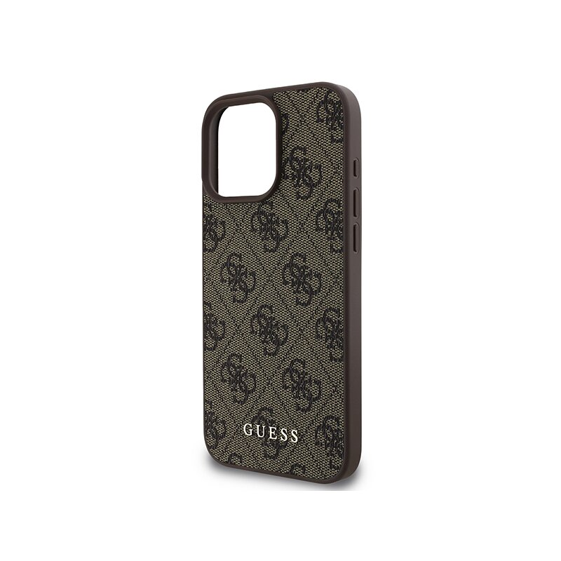 Husa originala Guess iPhone 16 Pro Hardcase 4G Classic, roz, GUHCP16LG4GFPI