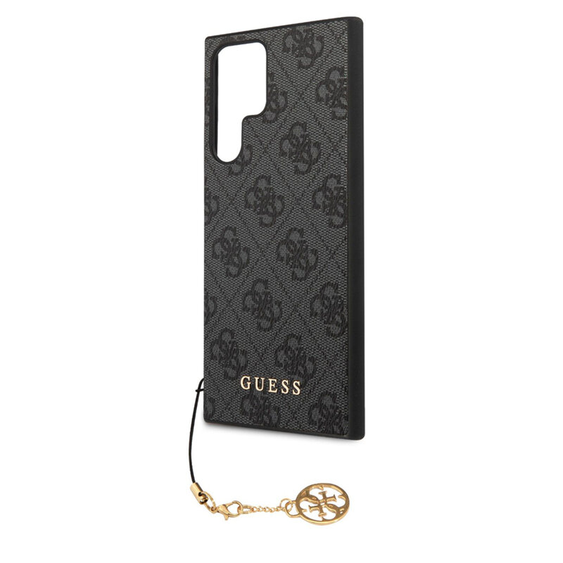 Husa originala Guess Samsung Galaxy S24 Ultra Hardcase 4G Charms Collection, negru, GUHCS24LGF4GGR
