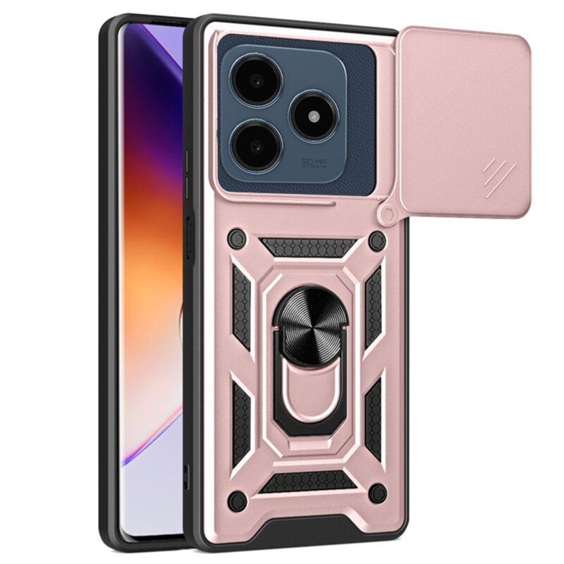 Husa Realme C63 protectie camera Techsuit CamShield Series, roz