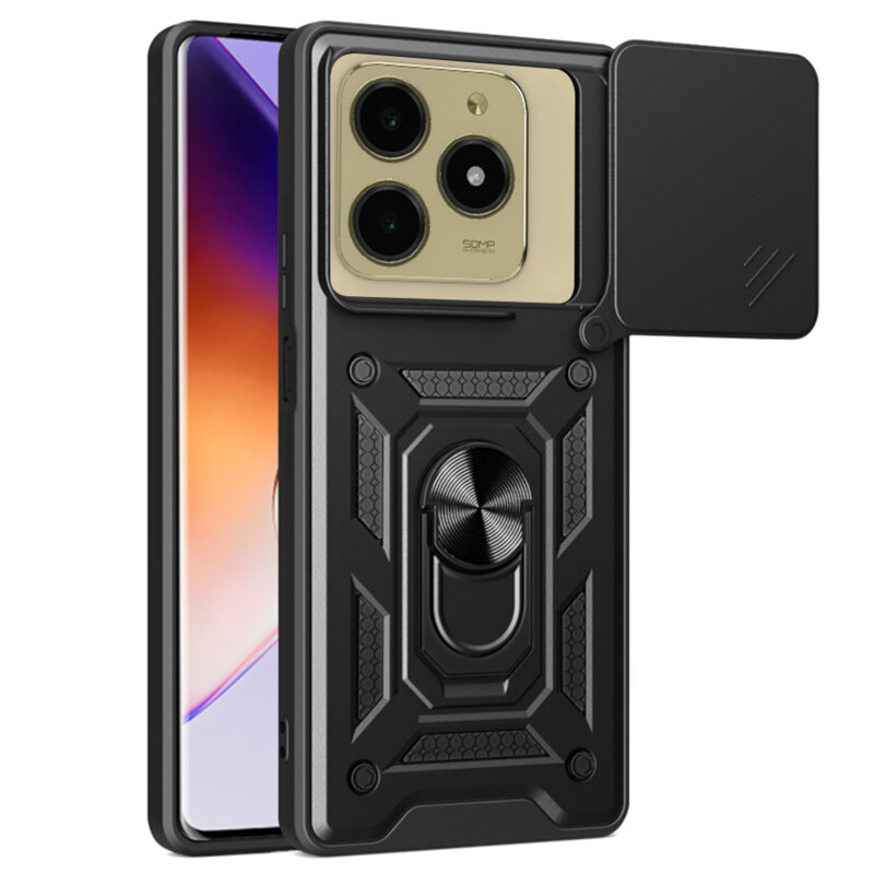 Husa Realme C61 protectie camera Techsuit CamShield Series, negru