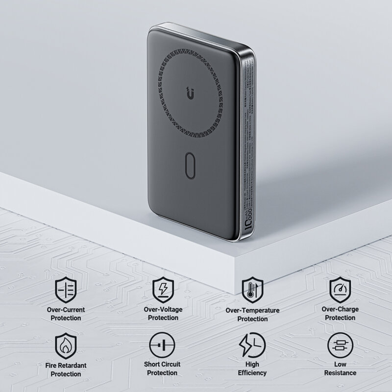 Power bank magnetic, 10000mAh, compact, 20W Acefast M6-10000