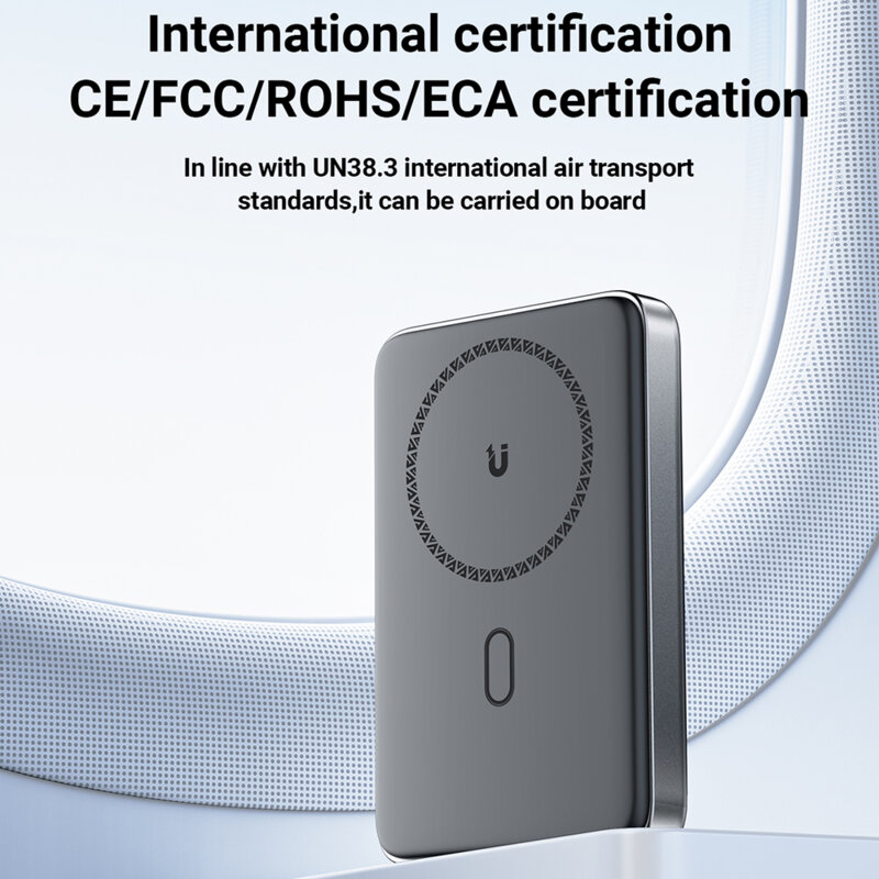 Power bank magnetic, 10000mAh, compact, 20W Acefast M6-10000