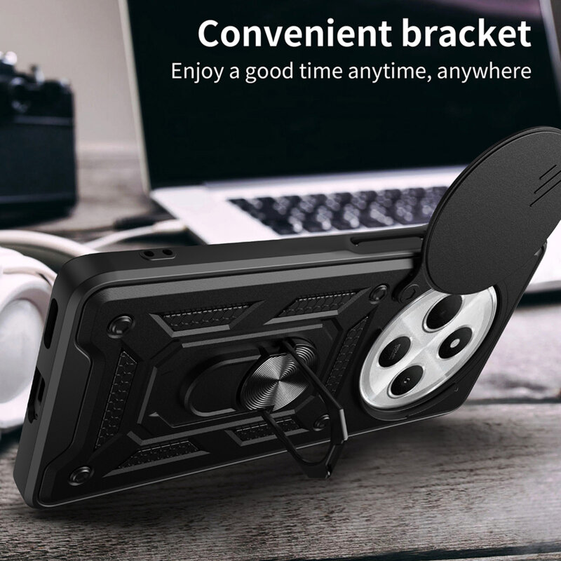 Husa Xiaomi Redmi 14C protectie camera Techsuit CamShield Series, roz