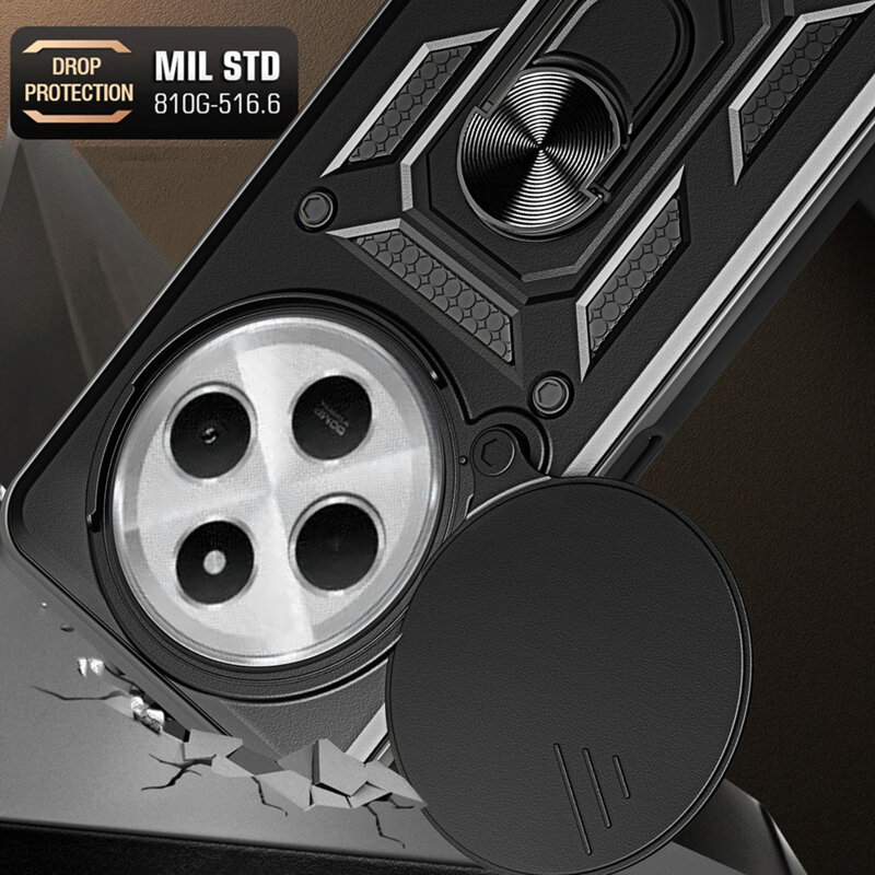 Husa Xiaomi Redmi 14C protectie camera Techsuit CamShield Series, roz