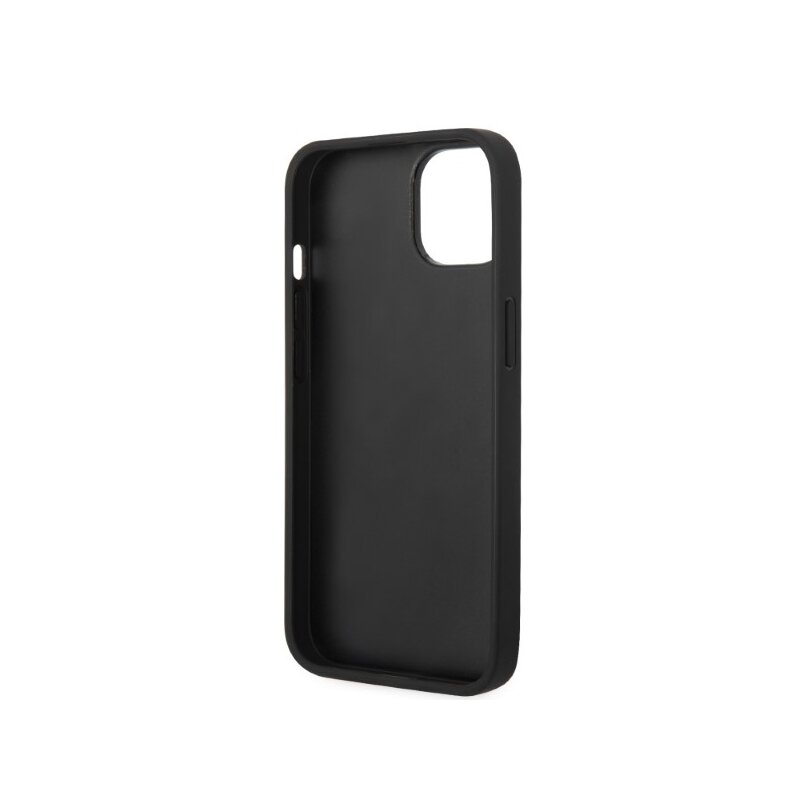 Husa Karl Lagerfeld iPhone 14 Hardcase Glitter, Choupette Patch, argintiu, KLHCP14SG2CPS