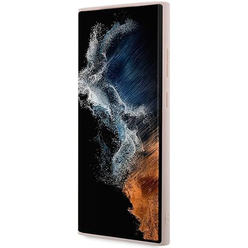 Husa originala Guess Samsung Galaxy S24 Ultra Hardcase 4G Big Metal Logo, roz, GUHCS24L4GMGPI