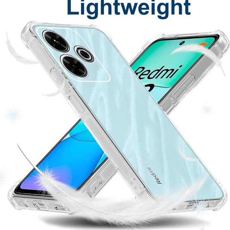 Husa Xiaomi Redmi 13 Techsuit Shockproof Clear Silicone, transparenta