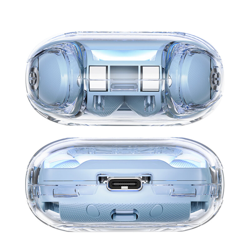 Casti Bluetooth 5.3 Type-C, IPX4, Acefast T8, 480mAh, blue