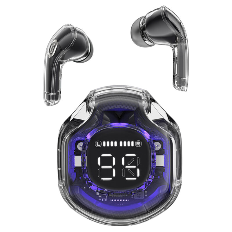 Casti Bluetooth 5.3 Type-C, IPX4, Acefast T8, 480mAh, negru