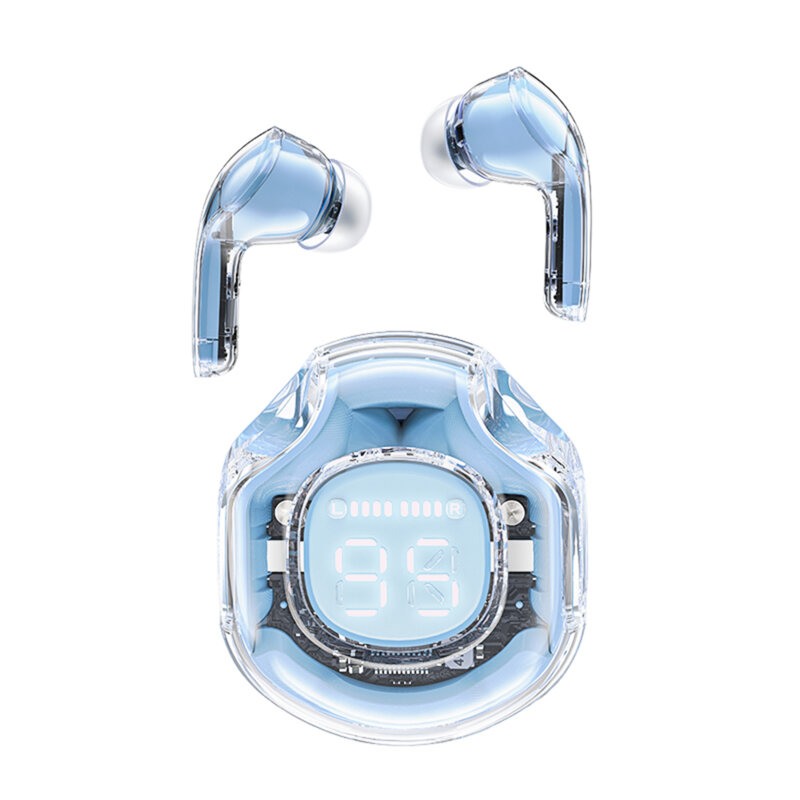 Casti Bluetooth 5.3 Type-C, IPX4, Acefast T8, 480mAh, blue