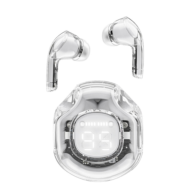 Casti Bluetooth 5.3 Type-C, IPX4, Acefast T8, 480mAh, alb