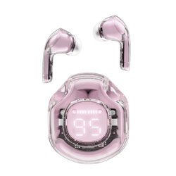 Casti Bluetooth 5.3 Type-C, IPX4, Acefast T8, 480mAh, roz