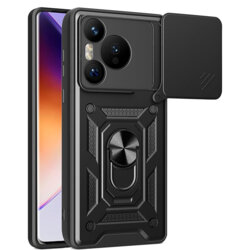 Husa Huawei Pura 70 protectie camera Techsuit CamShield Series, negru