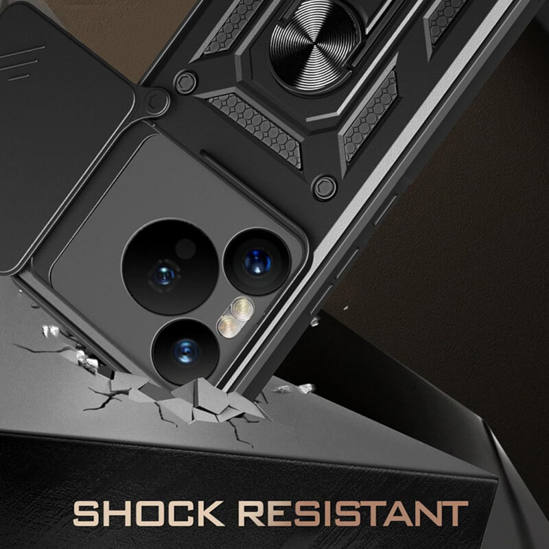 Husa Huawei Pura 70 protectie camera Techsuit CamShield Series, roz