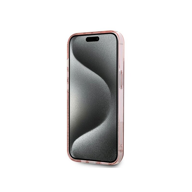 Husa iPhone 14 Karl Lagerfeld IML Luxury, Choupette Head&Monogram, roz, KLHCP14SHKLPCHP