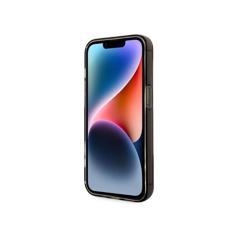 Husa iPhone 14 Pro Max Karl Lagerfeld Hardcase, Ikonik Karl Lagerfeld, negru, KLHCP14XHNIKTCK