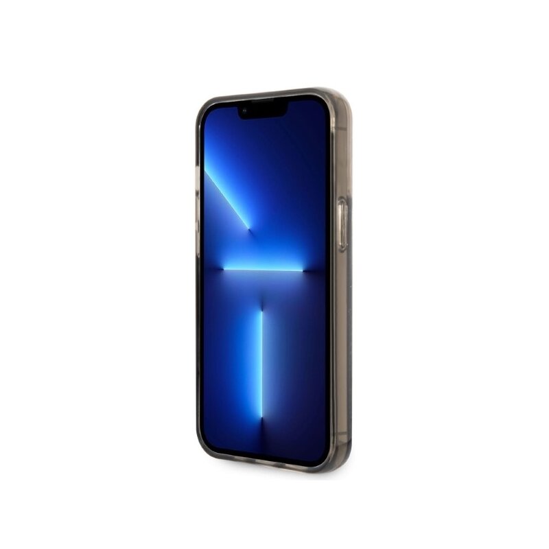 Husa Karl Lagerfeld iPhone 14 Pro Max Hardcase Liquid Glitter, RSG, negru, KLHCP14XLCRSGRK