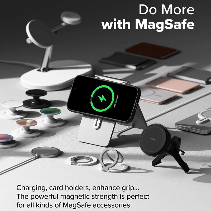 Husa iPhone 16 Ringke Fusion X MagSafe, negru
