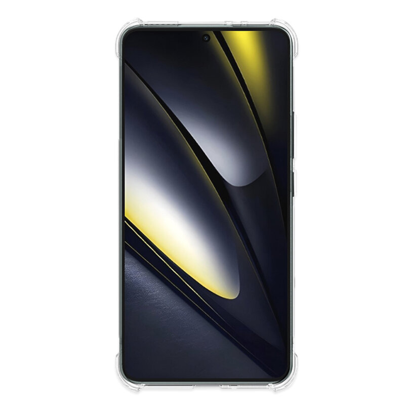 Husa Xiaomi Poco F6 Techsuit Shockproof Clear Silicone, transparenta