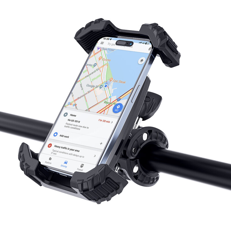 Suport telefon pentru bicicleta Acefast D23, 4.5-6.7'', negru