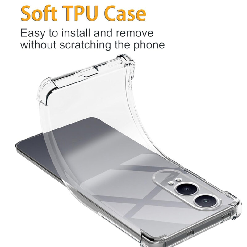 Husa OnePlus Nord CE4 Lite Techsuit Shockproof Clear Silicone, transparenta