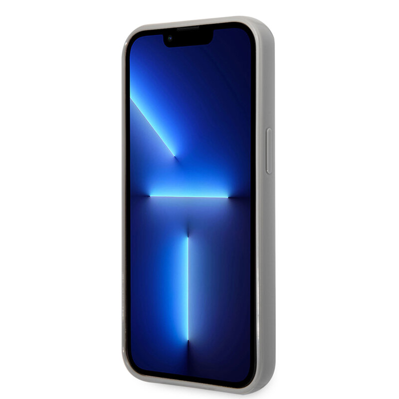 Husa iPhone 14 Pro Max Karl Lagerfeld Hardcase Monogram, Iridescent, argitiu, KLHCP14XLGMMSV3