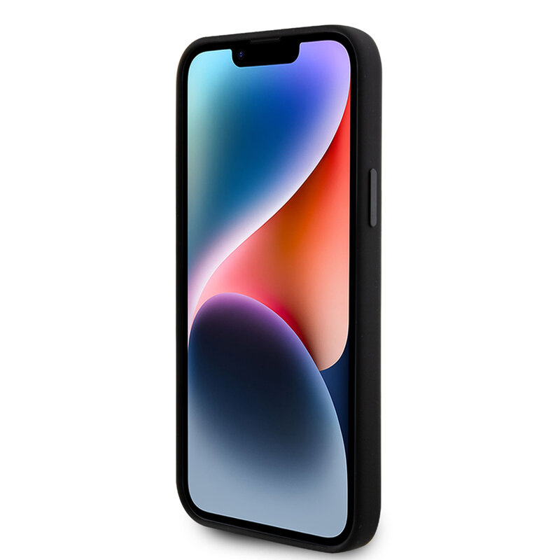 Husa Karl Lagerfeld iPhone 15 Plus Silicone, Karl&Choupette Head, negru, KLHCP15MSDHKCNK