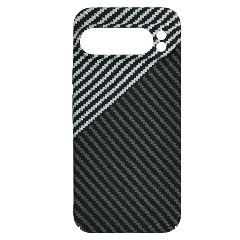 Husa Google Pixel 9 Pro XL Techsuit Carbonite FiberShell, gri
