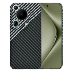 Husa Huawei Pura 70 Ultra Techsuit Carbonite FiberShell, gri