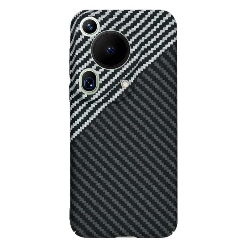 Husa Huawei Pura 70 Ultra Techsuit Carbonite FiberShell, gri