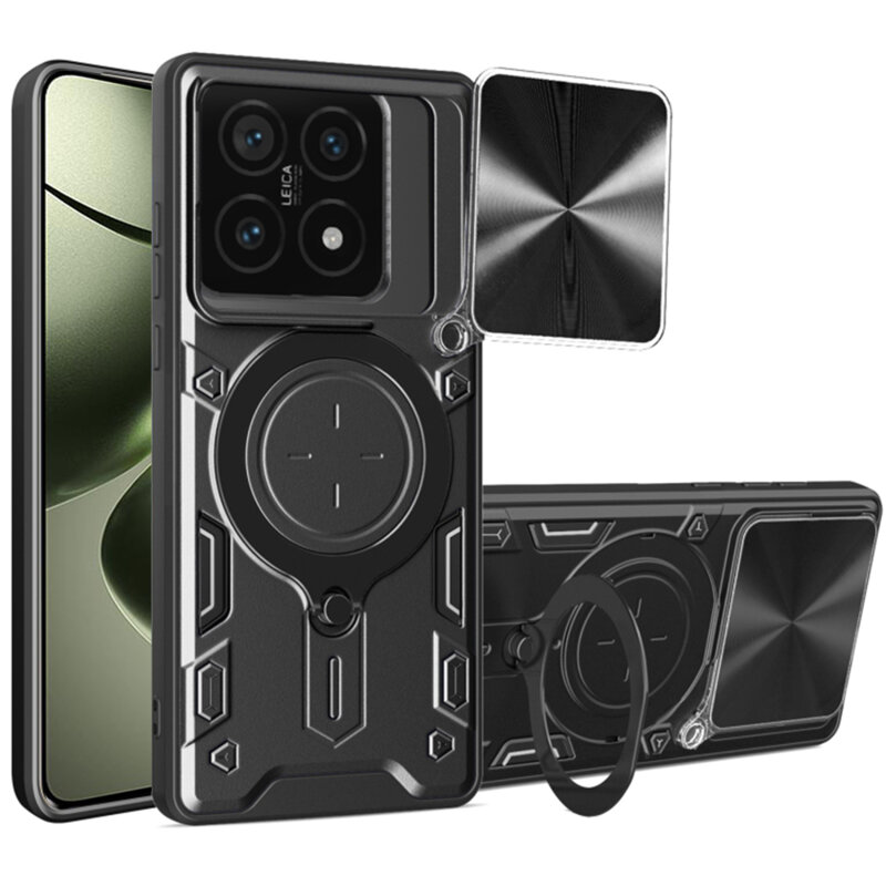Husa Xiaomi 14T Techsuit CamGuard Pro, negru