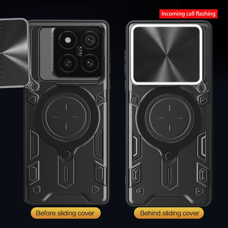 Husa Xiaomi 14T Techsuit CamGuard Pro, negru