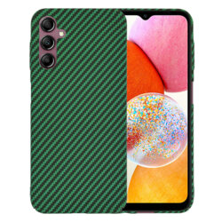 Husa Samsung Galaxy A14 4G Techsuit Carbonite FiberShell, verde