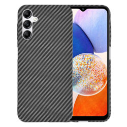 Husa Samsung Galaxy A14 5G Techsuit Carbonite FiberShell, negru