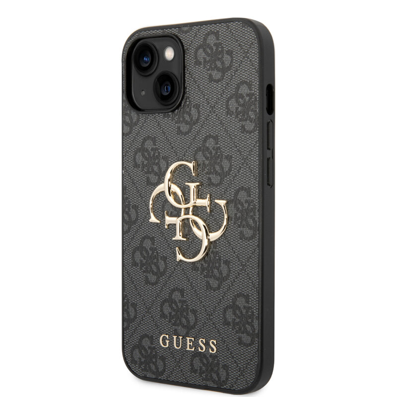 Husa originala Guess iPhone 14 Plus Hardcase 4G Big Metal Logo, gri, GUHCP15M4GMGGR