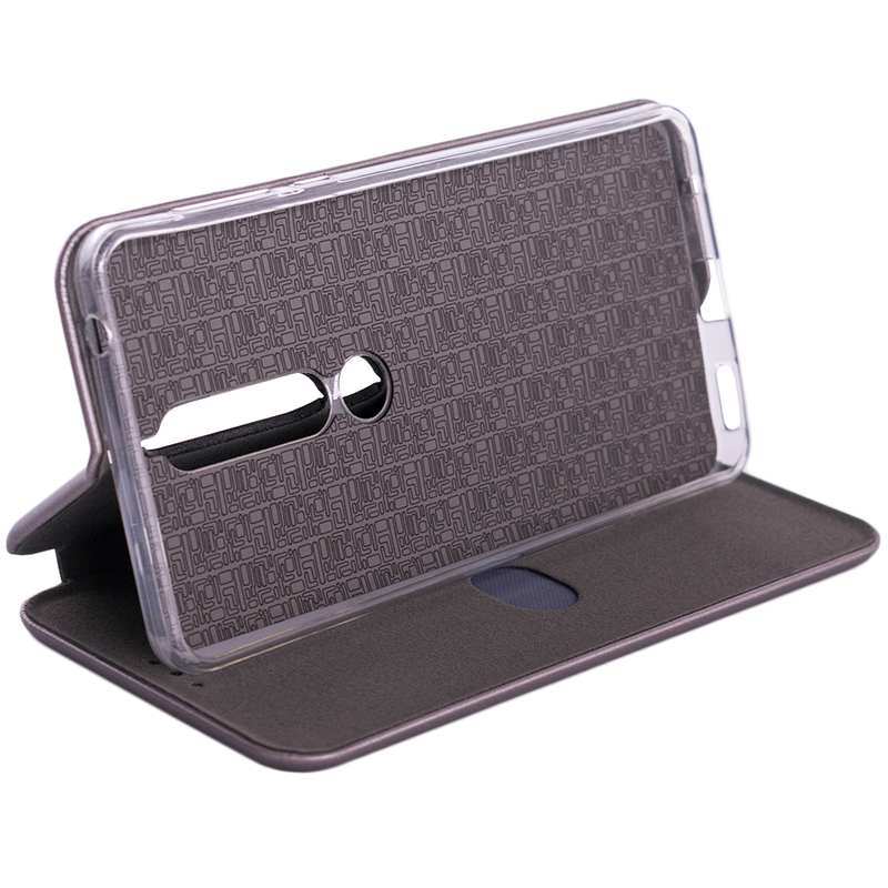 Husa Nokia 6.1 2018 Flip Magnet Book Type - Gri