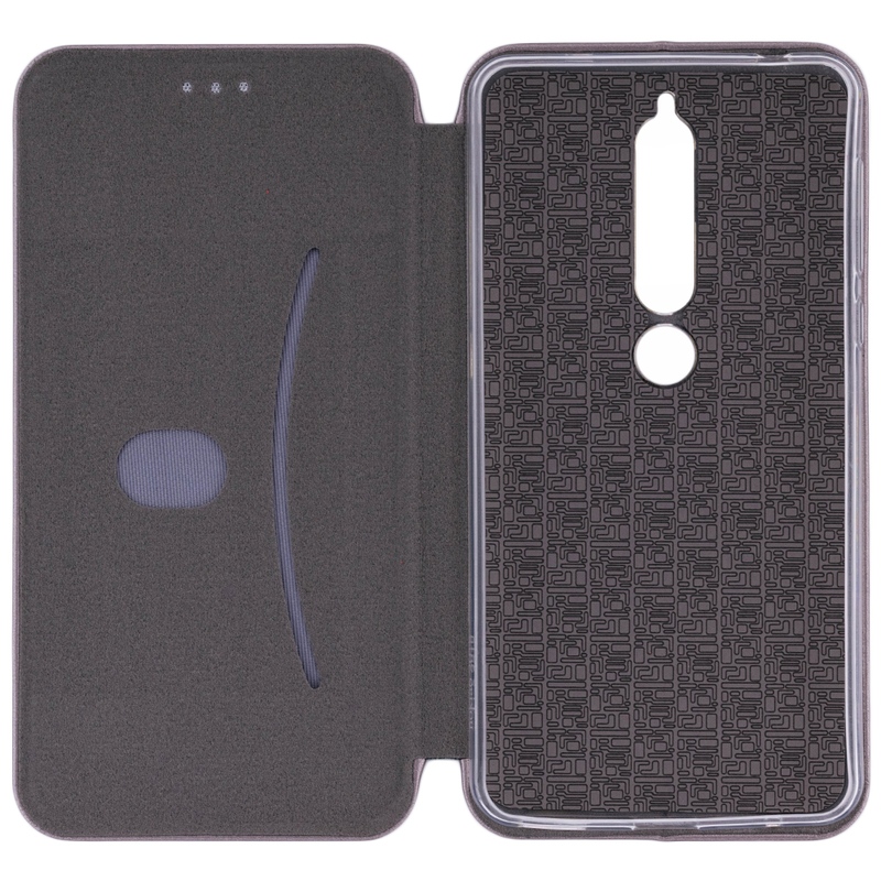 Husa Nokia 6.1 2018 Flip Magnet Book Type - Gri
