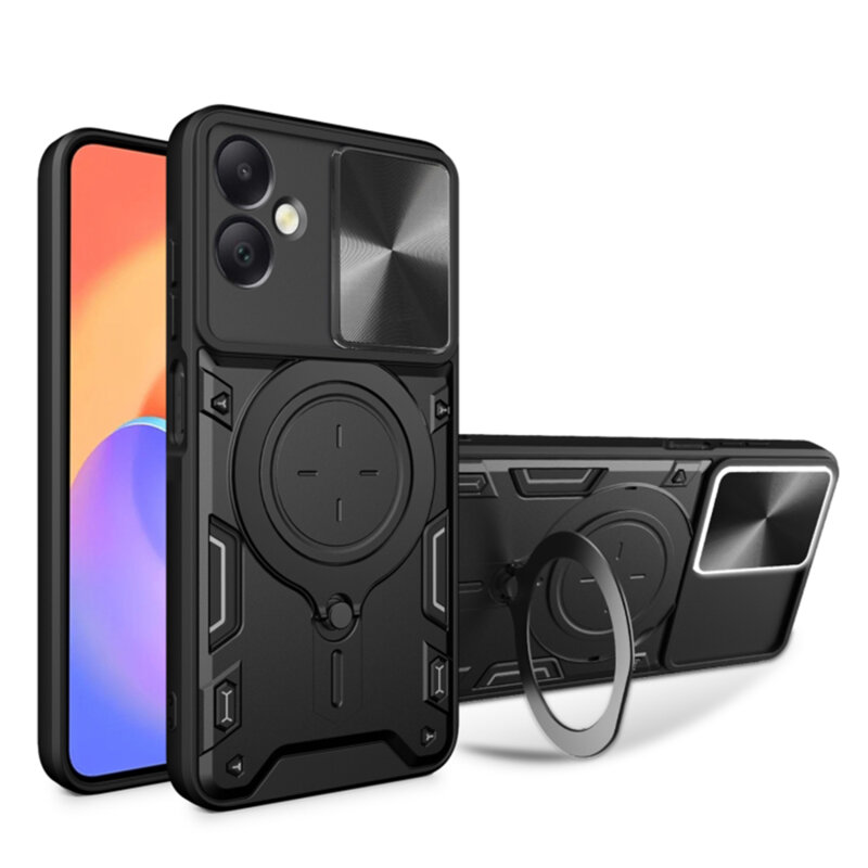Husa Samsung Galaxy A06 Techsuit CamGuard Pro, negru
