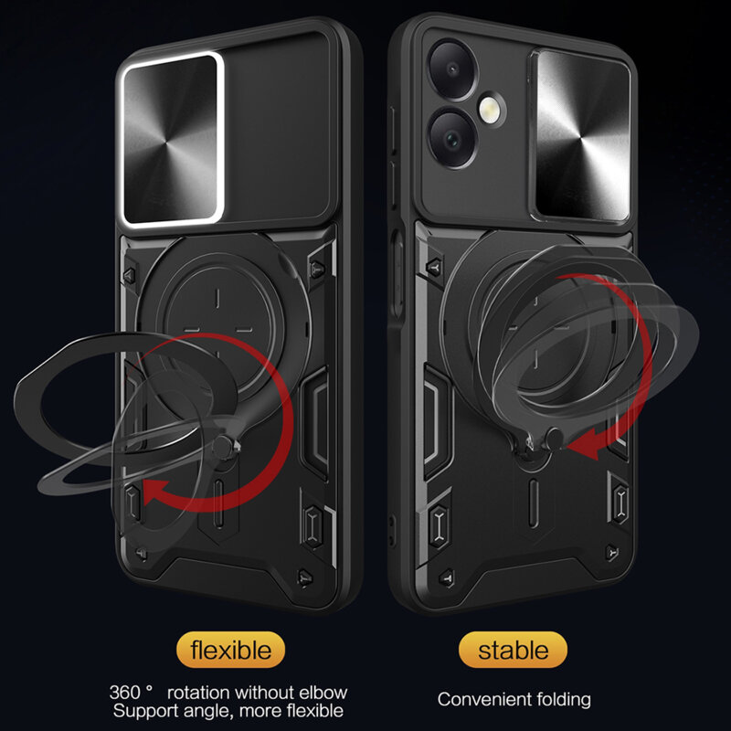 Husa Samsung Galaxy A06 Techsuit CamGuard Pro, negru