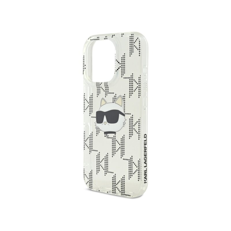 Husa iPhone 16 Pro Karl Lagerfeld IML Luxury Electroplated, Choupette Head, transparent, KLHCP16LHKLPCHT