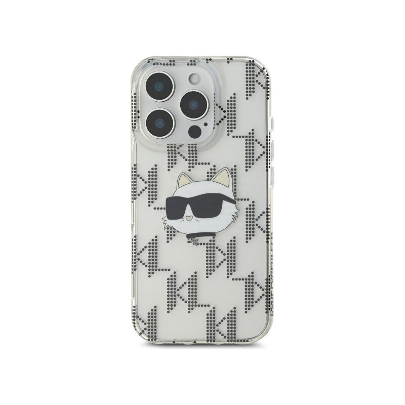Husa iPhone 16 Pro Karl Lagerfeld IML Luxury Electroplated, Choupette Head, transparent, KLHCP16LHKLPCHT
