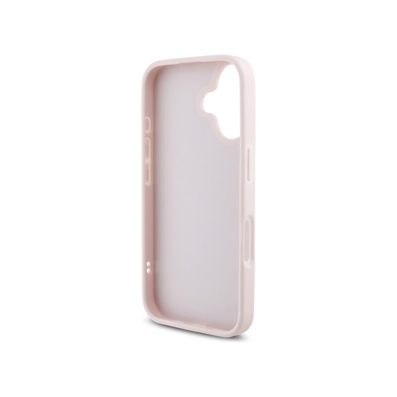 Husa iPhone 16 Karl Lagerfeld Diagonal Quilted, roz, KLHCP16SPQDSMGP