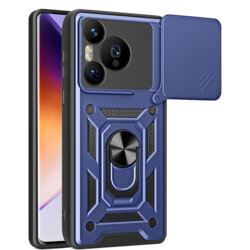 Husa Huawei Pura 70 Pro protectie camera Techsuit CamShield Series, albastru