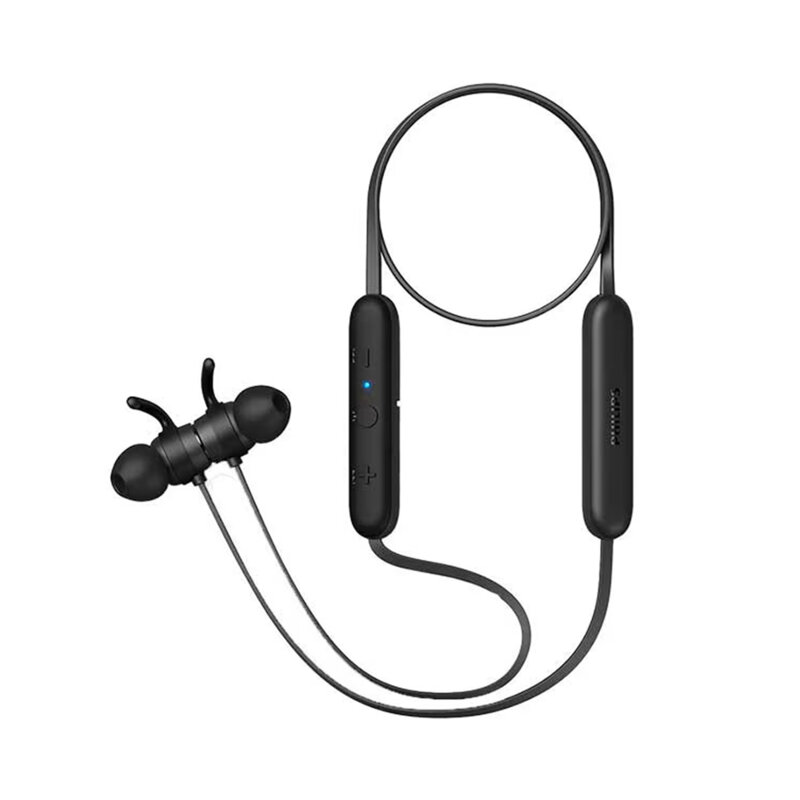 Casti sport Bluetooth cu microfon Philips TAE1205BK/00, negru