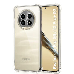 Husa Realme 13 Pro+ Techsuit Shockproof Clear Silicone, transparenta