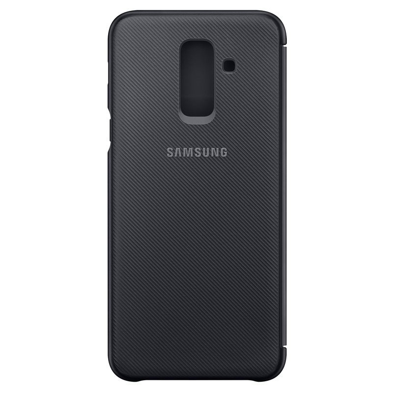 Husa Originala Samsung Galaxy A6 Plus 2018 Flip Wallet Black