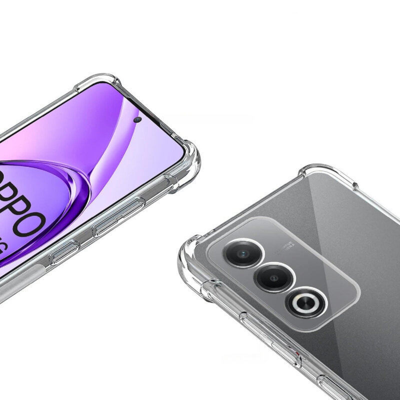Husa Oppo A80 5G Techsuit Shockproof Clear Silicone, transparenta
