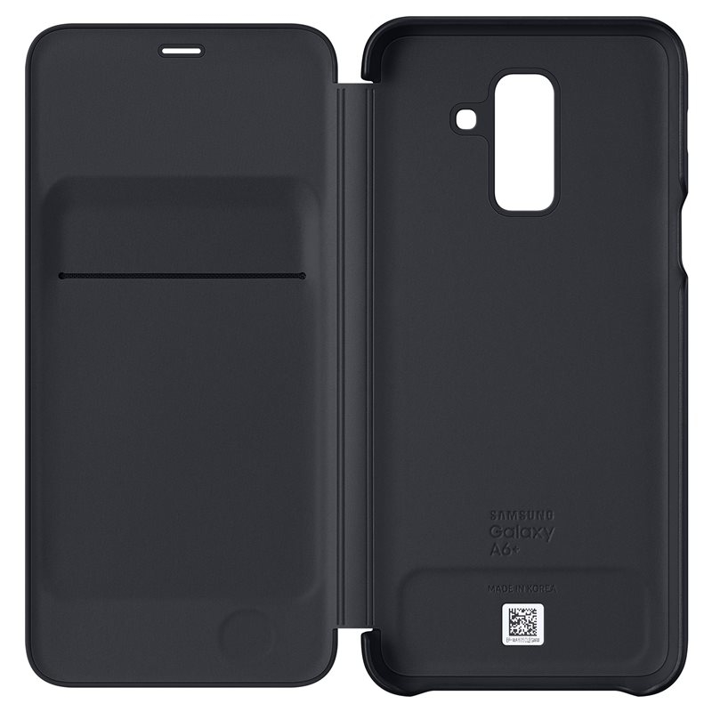 Husa Originala Samsung Galaxy A6 Plus 2018 Flip Wallet Black