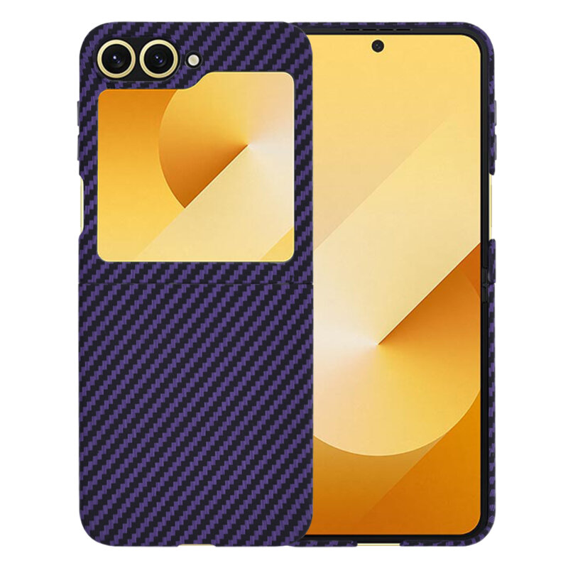 Husa Samsung Galaxy Z Flip6 Techsuit Carbonite FiberShell, mov